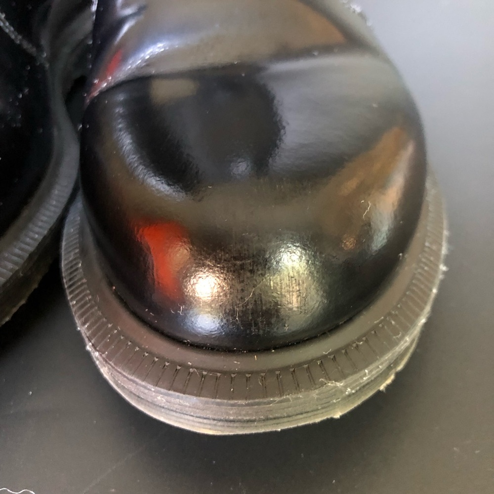 Dr Martens Flora Chelsea Boots Women’s 8 Black Smooth Leather Pull On Ankle Punk - Picture 5 of 9